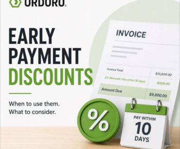 Early payment discount terms for business invoices