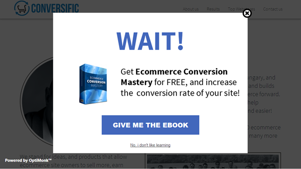 wait ecommerce conversion